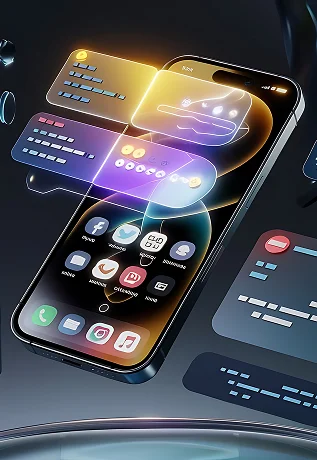 Icon for custom app development from a top mobile app development firm.