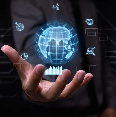 IoT icon for smart device integration by our mobile app developers.