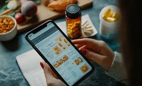 Pill icon for custom medicine delivery mobile app development.