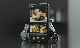 Restaurant icon for online food delivery app development by top developers.