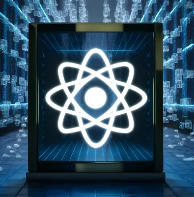 Quantum computing icon representing our cutting-edge app development.