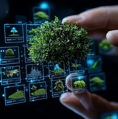 Leaf icon for our sustainable technology and app development solutions.