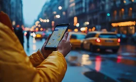 Car icon for taxi booking app development from a top mobile app firm.