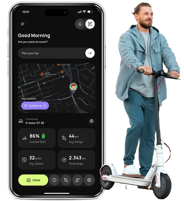 Electric Scooter App Development