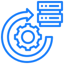 Icon for custom off-the-shelf mobile application development