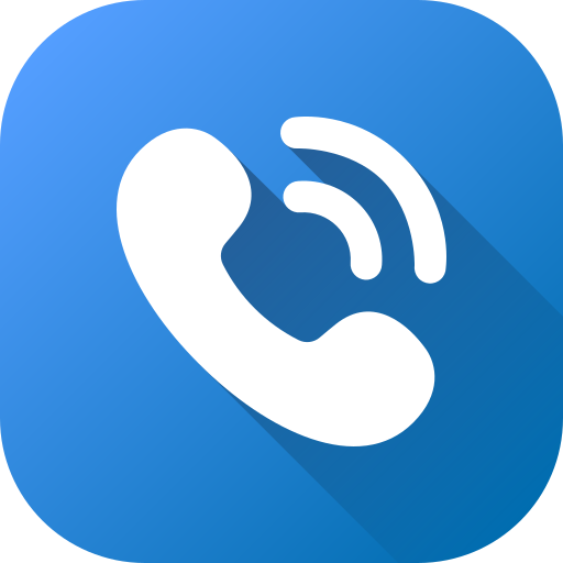 Phone line icon for contact