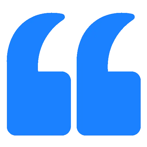 Quote icon - client testimonials Los Angeles