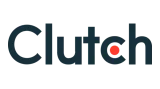 Clutch rating badge awarded to a highly rated app dev company