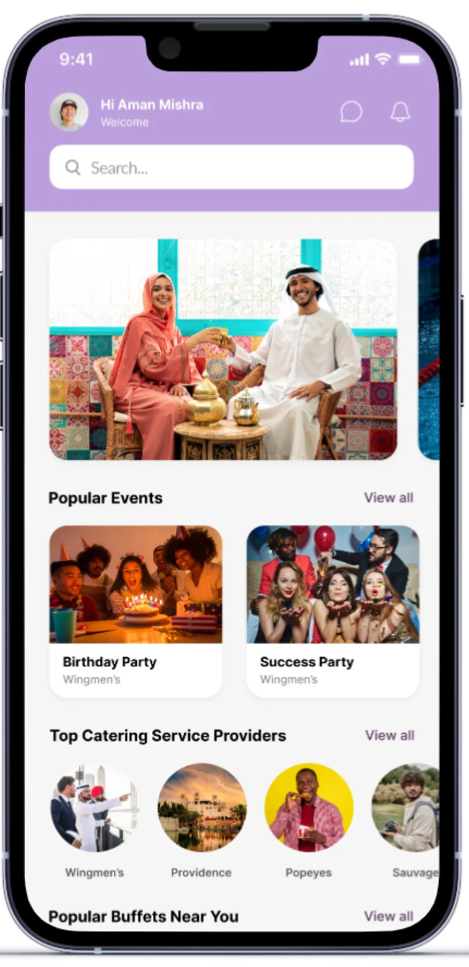 Sofrati service booking app developed by TechGropse in Saudi Arabia