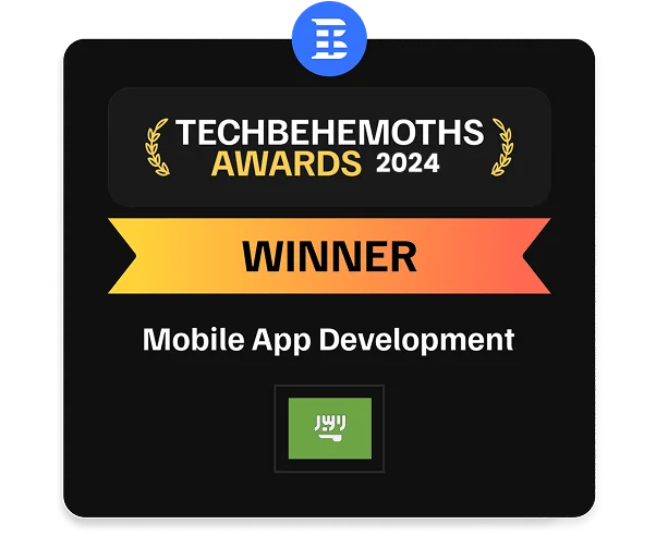 Award for Best android app development services - TechGropse