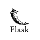 Logo for Flask, a Python web framework.