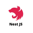 Logo for NestJS, a Node.js framework.