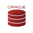 Logo for Oracle Database, an enterprise relational database.