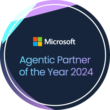 Industry award logo for best staff augmentation service.